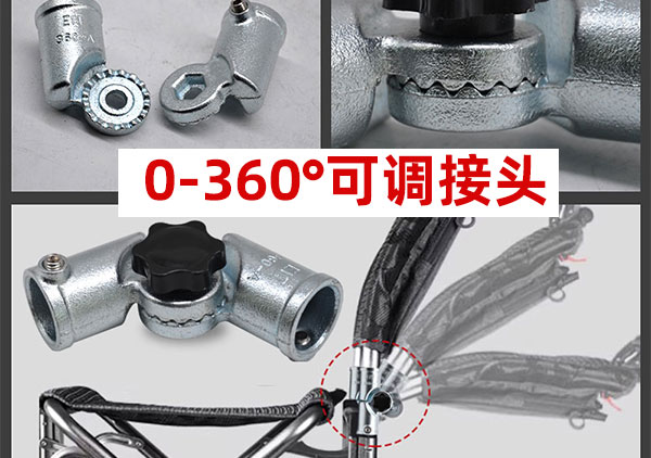 0-360°钓椅靠背调节齿轮连接件